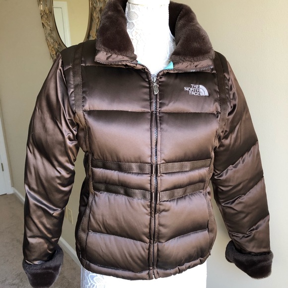 North Face 60 Down Jacket With Faux Fur 